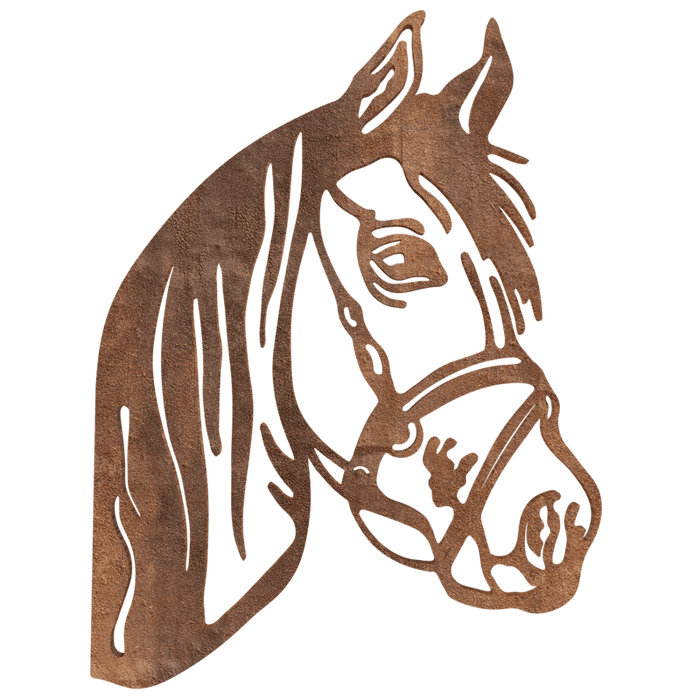 Gartendeko Rost klassisches Pferd