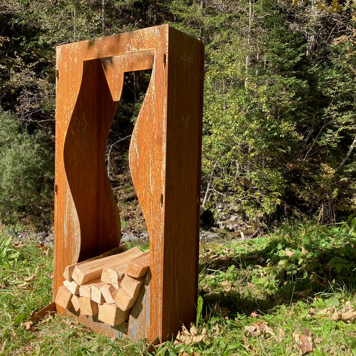 Fideris - Brennholzregal - Rangement à bois de chauffage